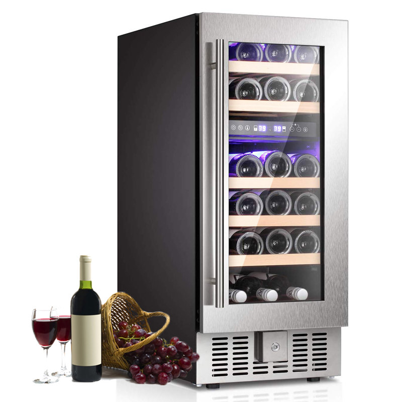R.W.FLAME 15" Wine Cooler/Chiller BuiltIn Or Freestanding Beverage